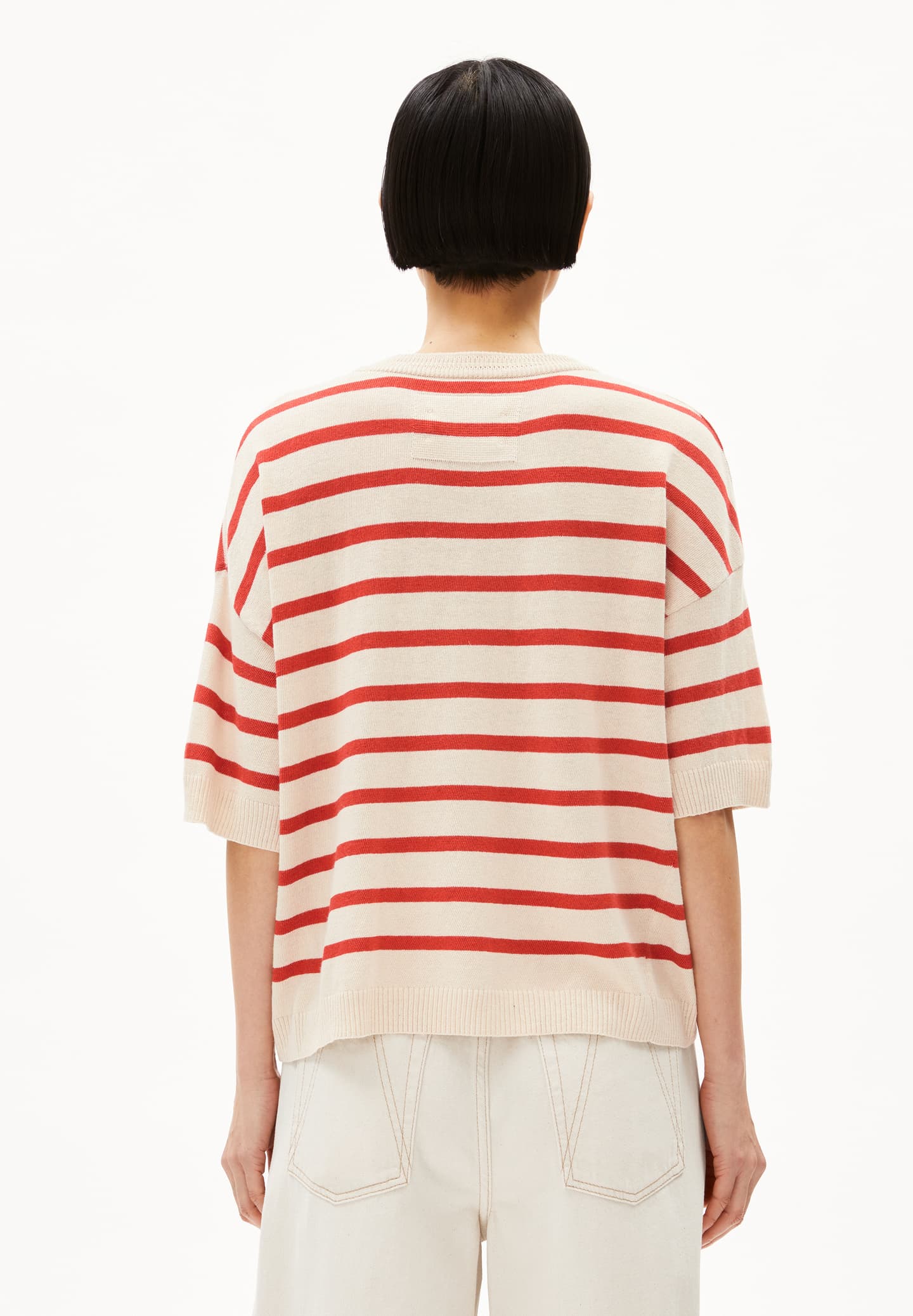 Strickshirt LIZAA LINO STRIPES - diverse Farben
