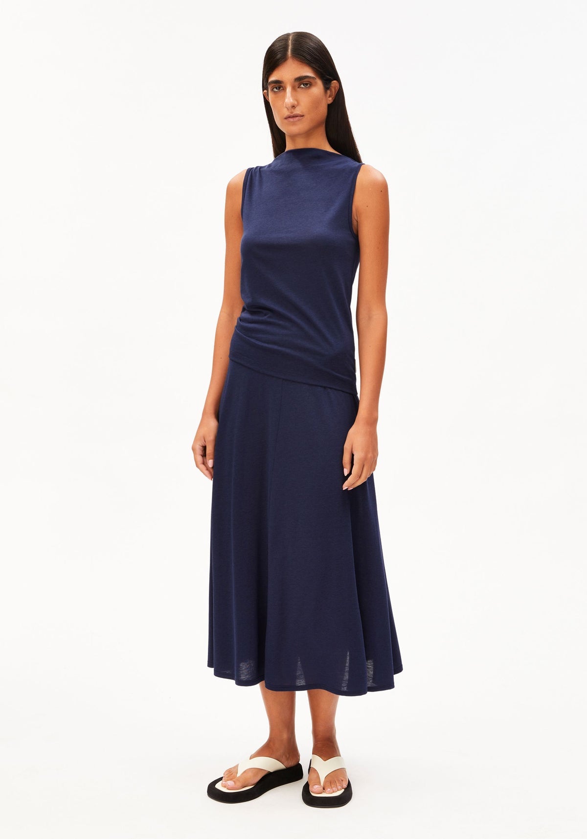 Top LAMINIAA - Tinted Navy
