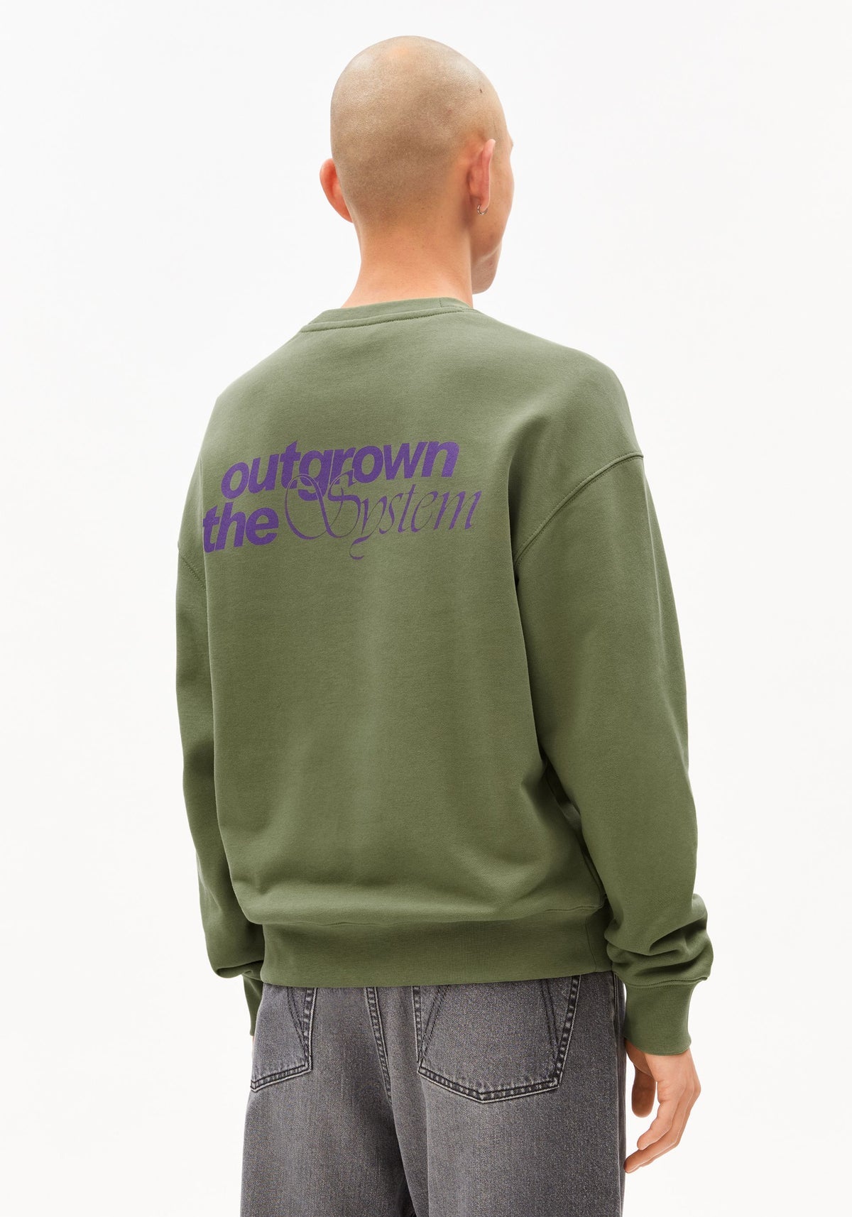 Sweatshirt EMAAL OUTGROWN - fatigue green