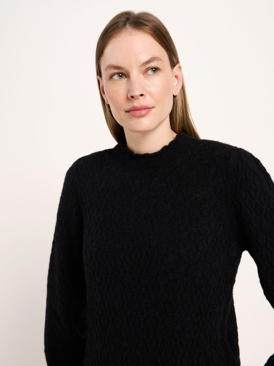 Ajour Pullover aus Alpakawolle und Schurwolle - verschiedene Farben
