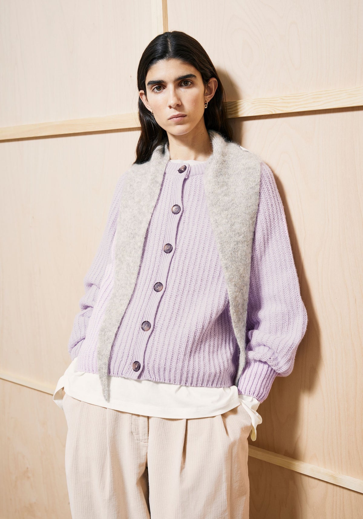 Rippstrick-Cardigan SELMAA - verschiedene Farben
