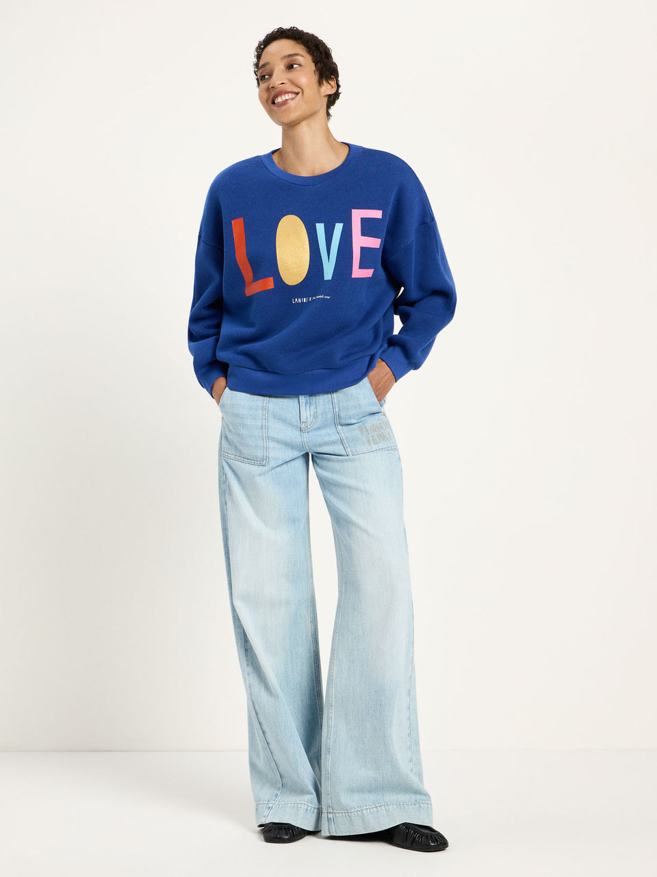 Statementsweatshirt (GOTS) - LOVE, versch. Farben - {LANIUSxTCC} (Kopie)