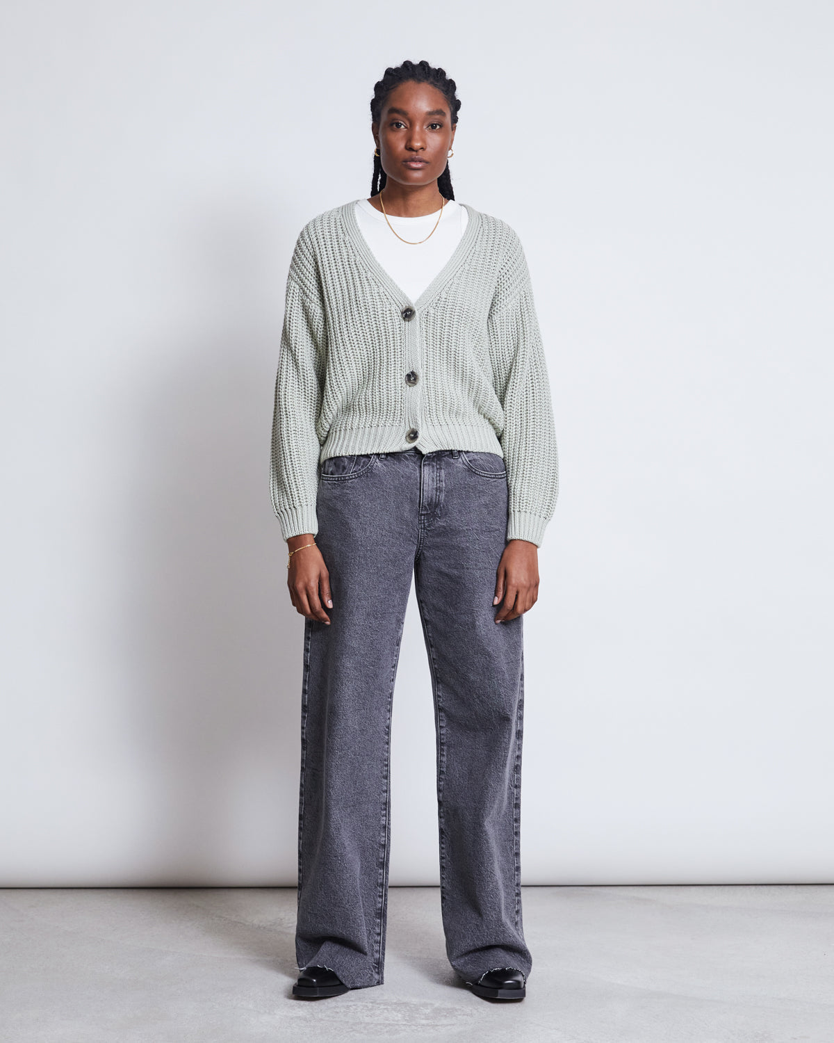 CHUNKY CARDIGAN LENA (GOTS) - verschiedene Farben