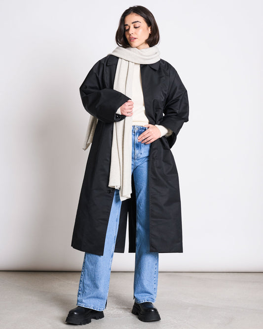 SCARF ROSS - light grey