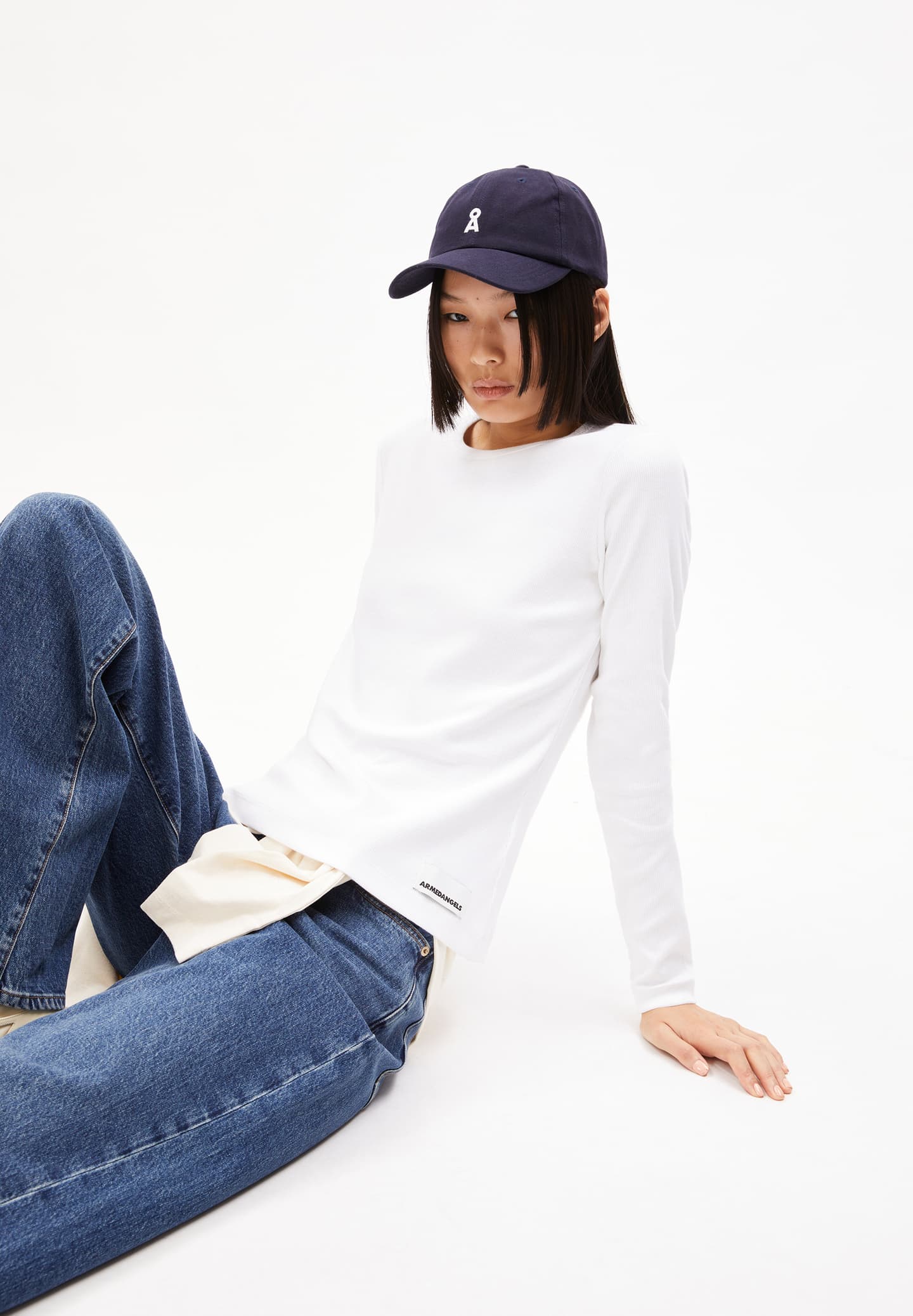 Ripp-Longsleeve JAALIA - diverse Farben