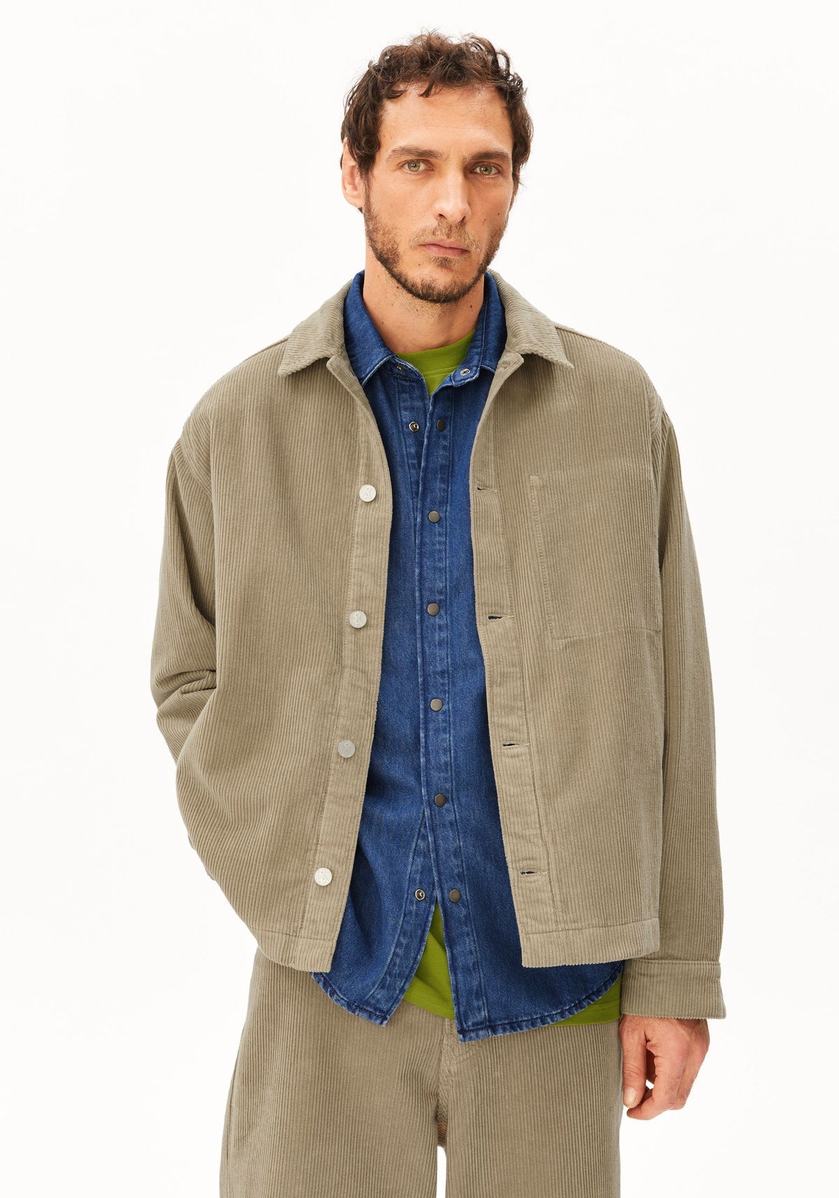 RELAXED CORDJACKE Bio-Baumwolle