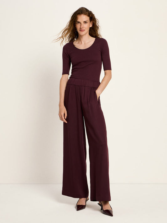 HOSE MIT WEITEM BEIN aus Tencel™ Lyocell - verschiedene Farben