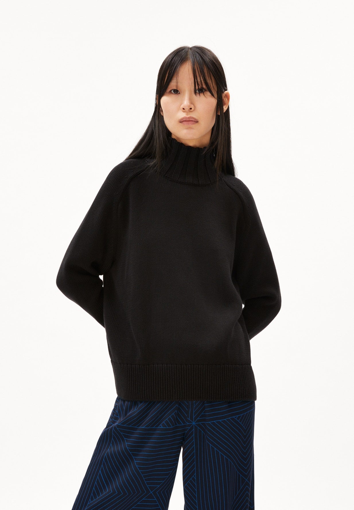 Pullover CAAMILE COMPACT - black