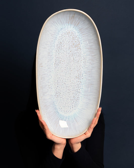 Servierplatte Areia XL azur