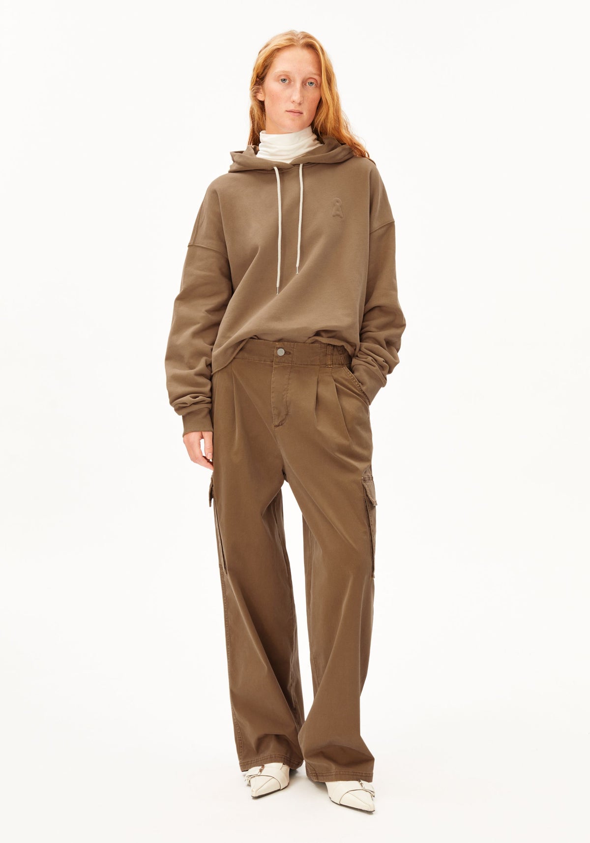 Sweathoodie ICONIC Å mit Rohkante - amberwood