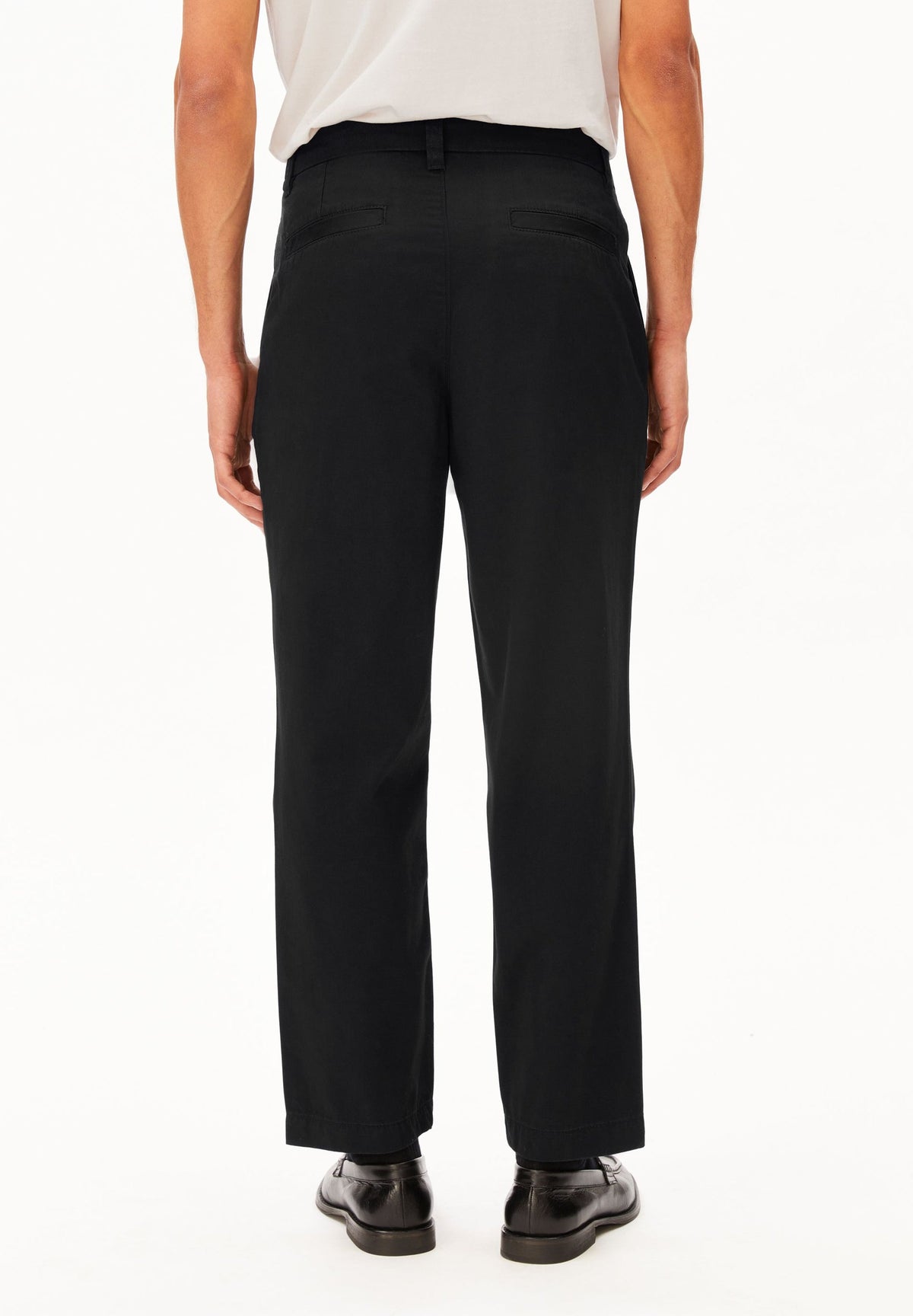 TAAMIR BUNDFALTEN-CHINOHOSE - black