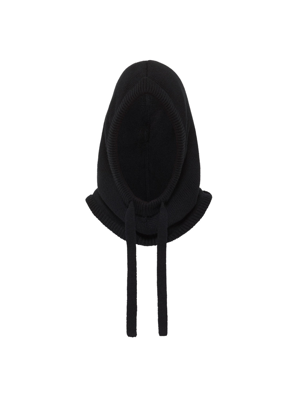 Balaklava (GOTS) aus Bio-Schurwolle und Bio-Baumwolle - black