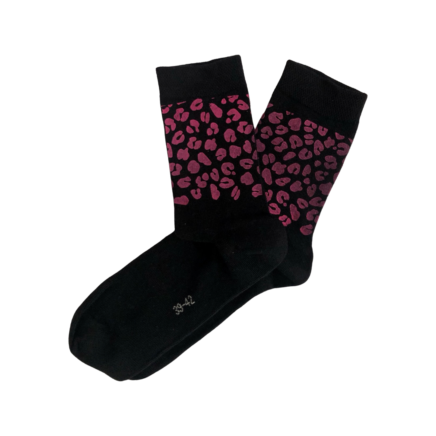 Socken mit handmade Siebdruck Leoprint