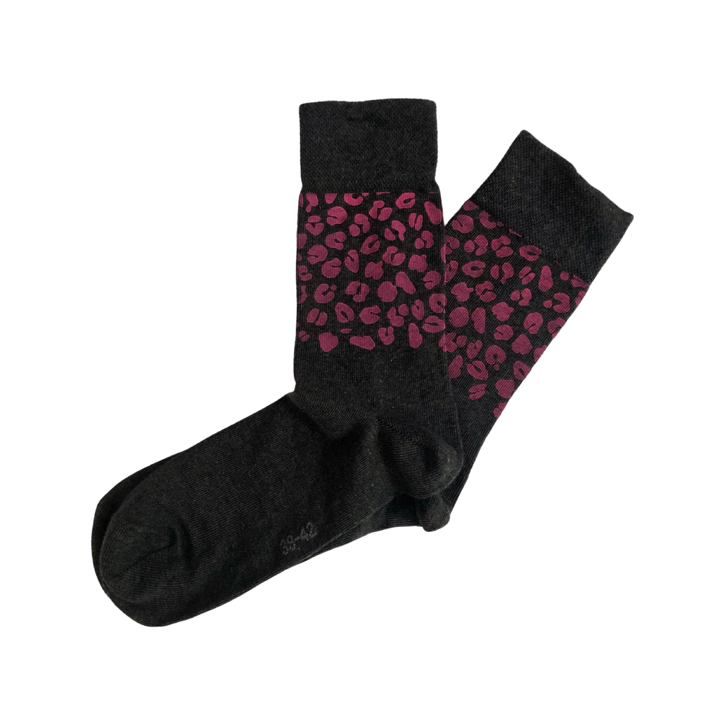 Socken mit handmade Siebdruck Leoprint