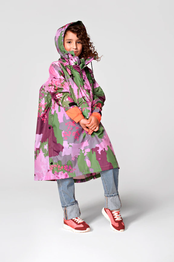 Kids Digi Sprin Camo - Kinder Regenponcho