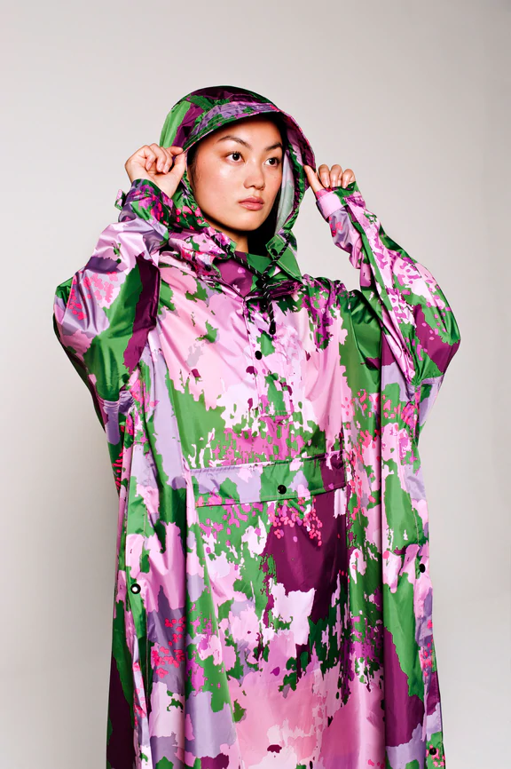 Digi Spring Camo Poncho - Regenponcho