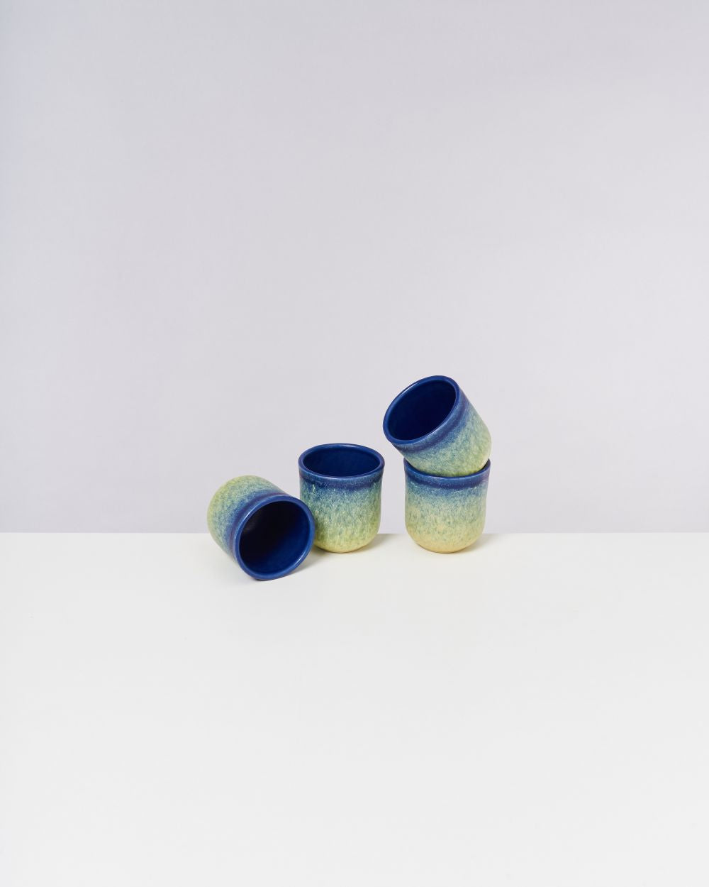 Becher Copa Alto klein blau gelb
