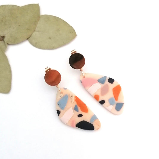 Ohrhänger "Drops" Terrazzo